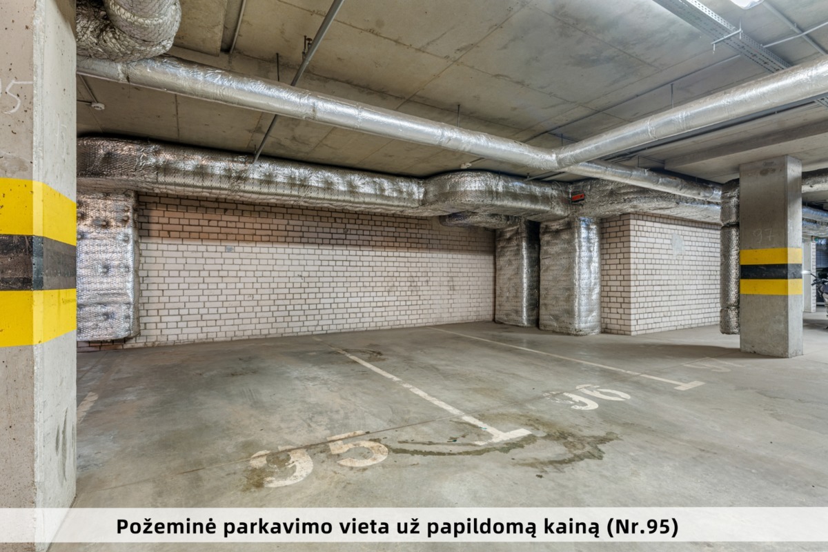 Parduodamas butas Perkūnkiemio g., Pašilaičiai, Vilniaus m., Vilniaus m. sav., 50.94 m2 ploto, 2 kambariai 24