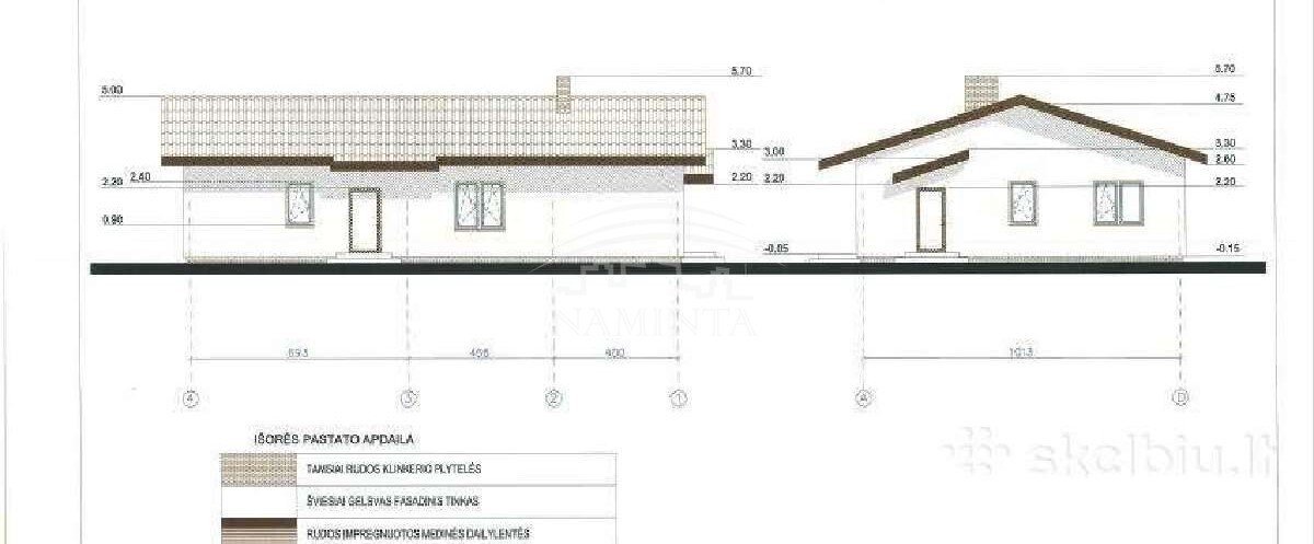 Parduodamas namas Klemiškės II k., Klaipėdos r. sav., 140 m2 ploto, 1 aukštai 10