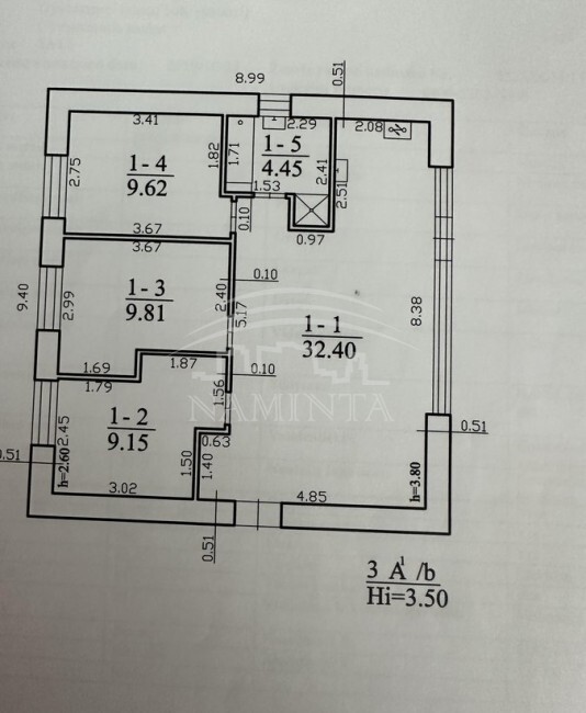 Parduodamas namas Klemiškės II k., Klaipėdos r. sav., 67 m2 ploto, 1 aukštai 9