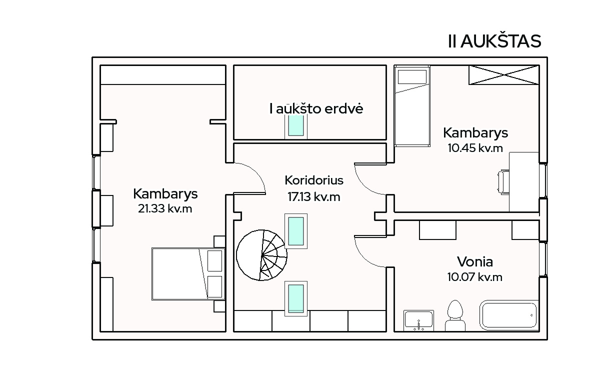 Parduodamas namas Birelių Sodų 2-oji g., Verkiai, Vilniaus m., Vilniaus m. sav., 129.44 m2 ploto, 1 aukštai 7