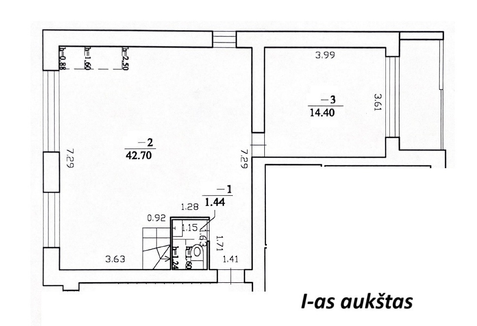 Parduodamas butas Mykolo Marcinkevičiaus g., Santariškės, Vilniaus m., Vilniaus m. sav., 90.65 m2 ploto, 4 kambariai 33