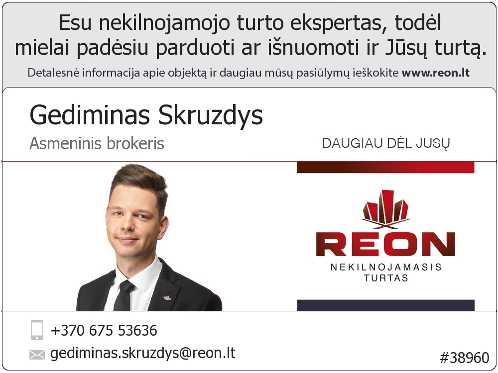 Nuomojamas butas Pamėnkalnio g., Senamiestis, Vilniaus m., Vilniaus m. sav., 57 m2 ploto, 2 kambariai 15