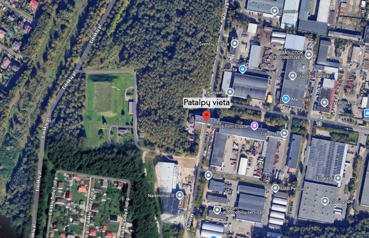 Parduodamos gamybinės, kitos paskirties, paslaugų, prekybos, sandėliavimo patalpos Meistrų g., Naujininkai, Vilniaus m., Vilniaus m. sav., 493 m2 ploto 14