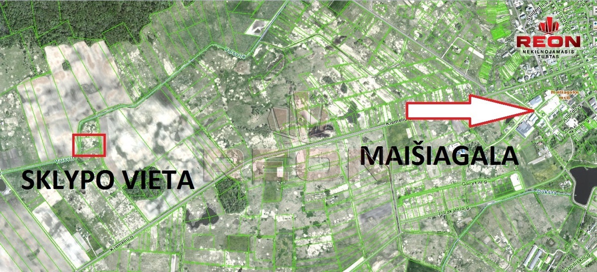 Parduodamas  sklypas Kiemelių g., Maišiagalos mstl., Vilniaus r. sav., 75 a ploto 10