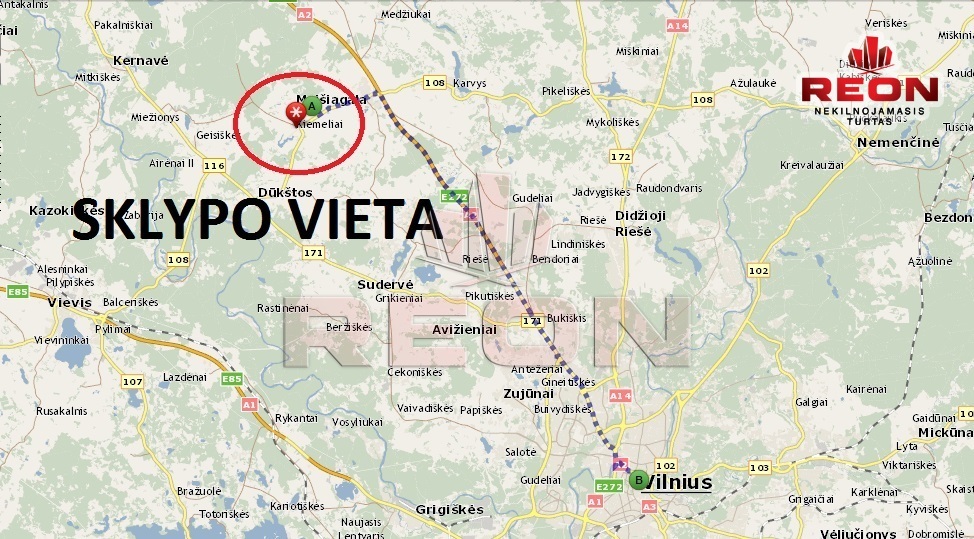 Parduodamas  sklypas Kiemelių g., Maišiagalos mstl., Vilniaus r. sav., 75 a ploto 8