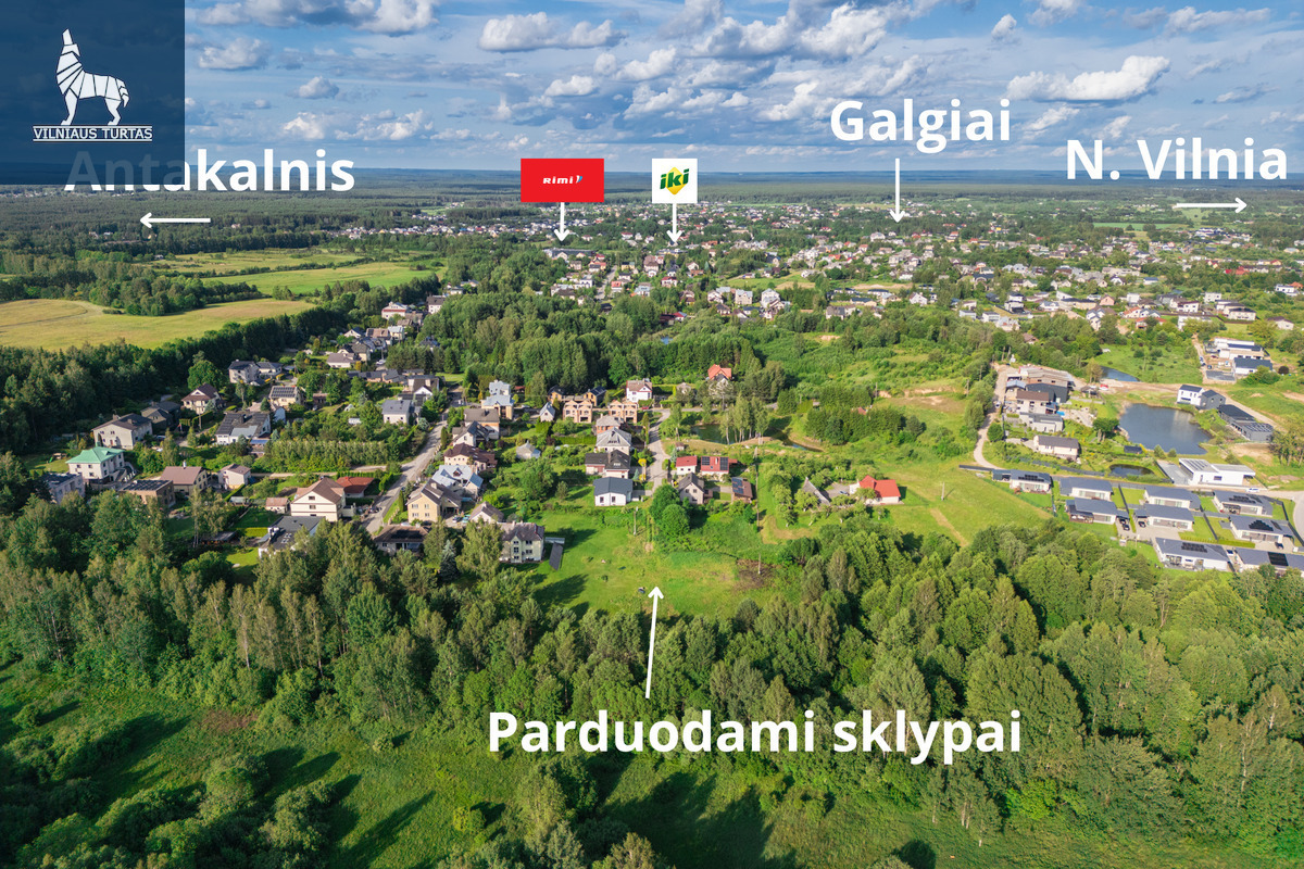 Parduodamas  sklypas Šalpusnių g., Tarandė, Vilniaus m., Vilniaus m. sav., 25.65 a ploto 3