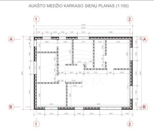Parduodamas namas Bruzdeilyno k., Klaipėdos r. sav., 115 m2 ploto, 1 aukštai 2