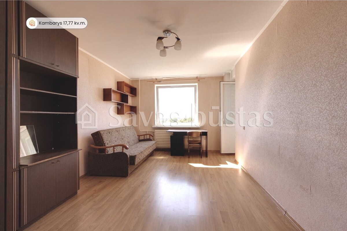 Parduodamas butas Garvežių g., Vilniaus m., Vilniaus m. sav., 35.47 m2 ploto, 1 kambariai 2