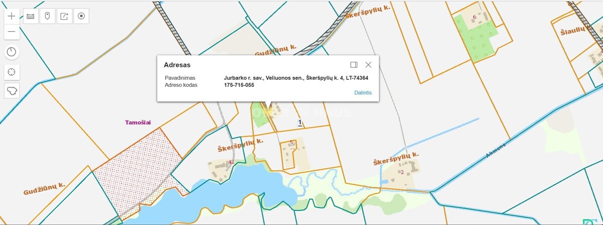 Parduodamas namas Škeršpylių k., Jurbarko r. sav., 70.6 m2 ploto, 1 aukštai 18
