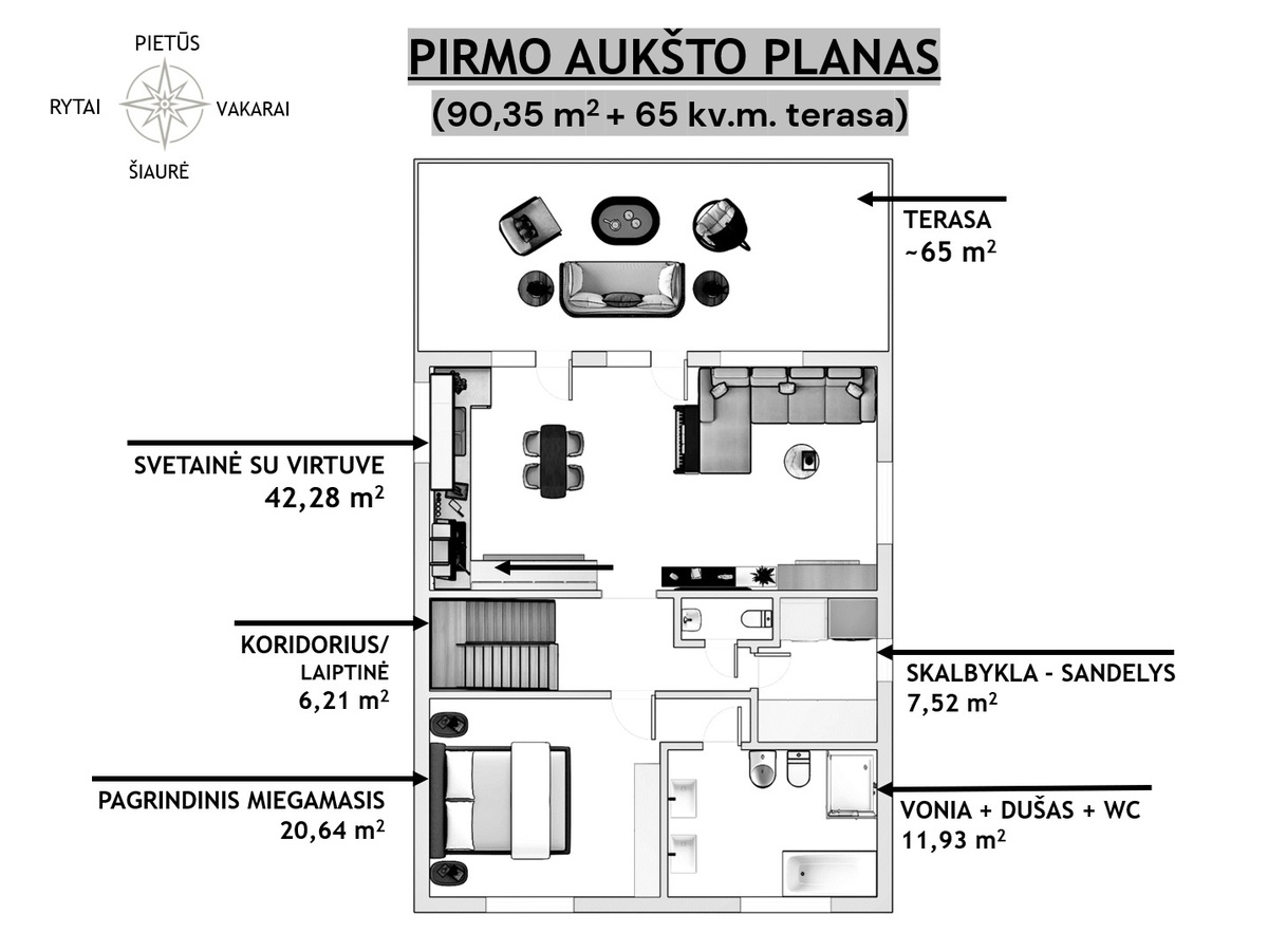 Parduodamas namas Juodvarnių g., Antakalnis, Vilniaus m., Vilniaus m. sav., 246 m2 ploto, 2 aukštai 35