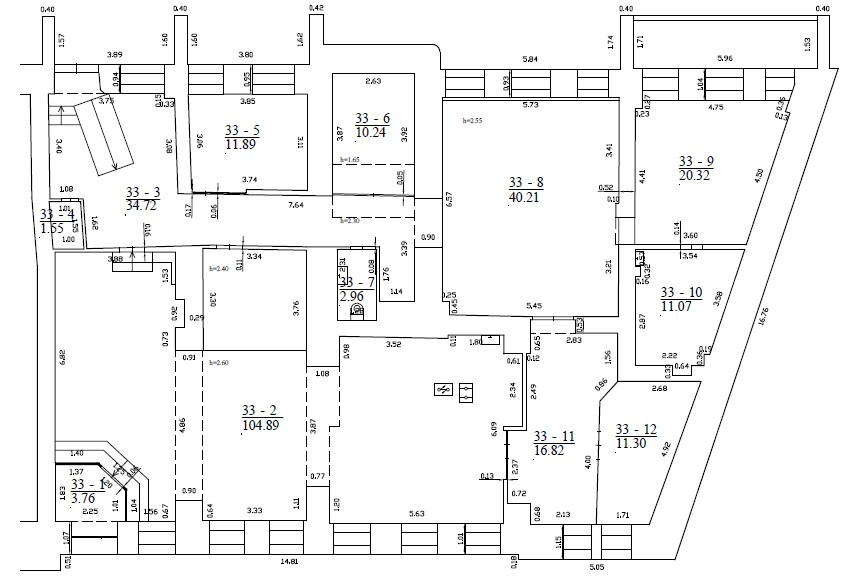 Parduodamos administracinės, gamybinės, kitos paskirties, maitinimo, sandėliavimo patalpos J. Basanavičiaus g., Senamiestis, Vilniaus m., Vilniaus m. sav., 251 m2 ploto 25
