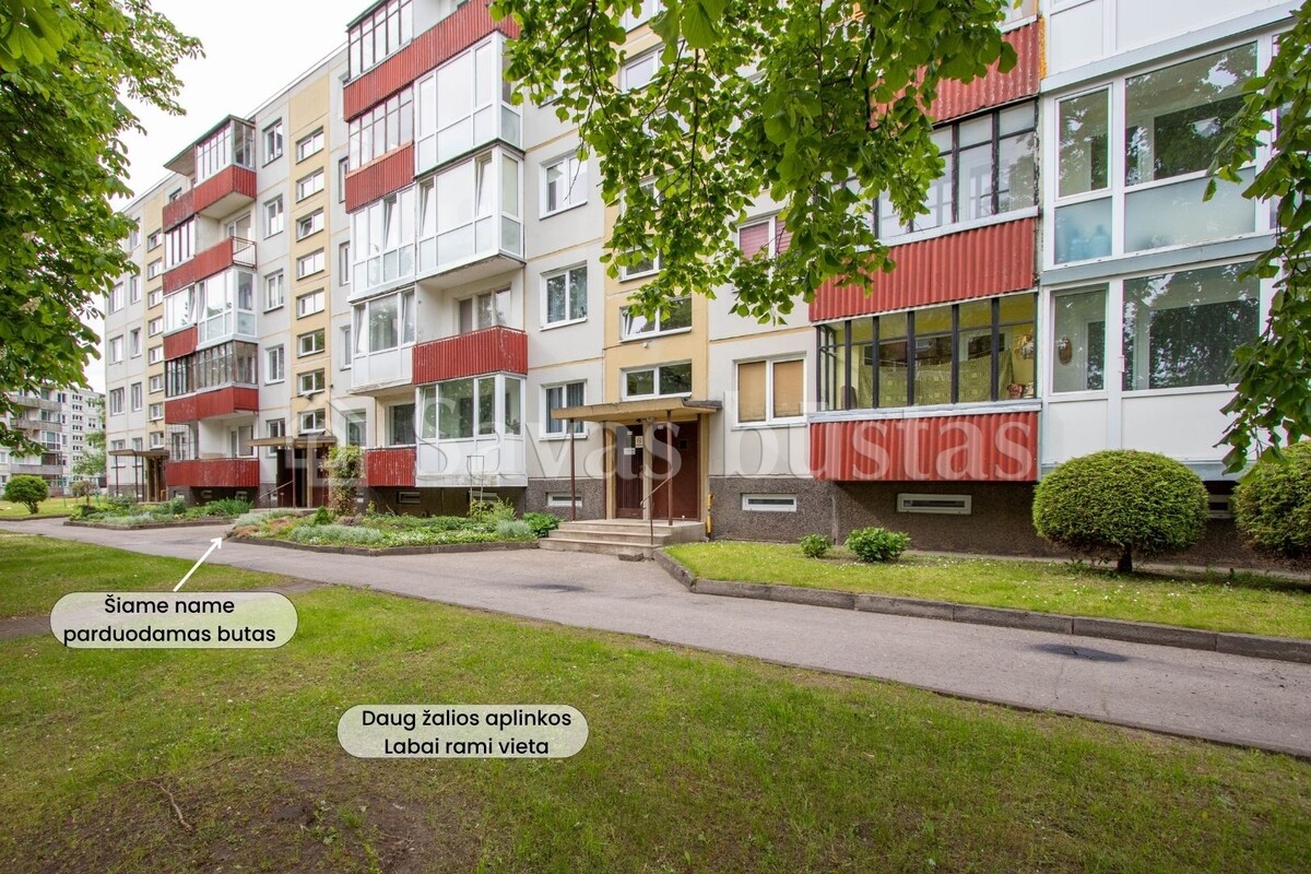 Parduodamas butas Talšos g., Šiaulių m., Šiaulių m. sav., 44.48 m2 ploto, 2 kambariai 2