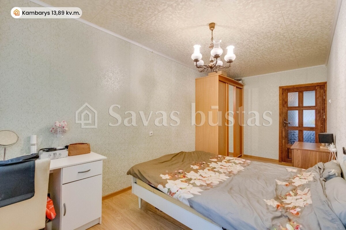 Parduodamas butas Talšos g., Šiaulių m., Šiaulių m. sav., 44.48 m2 ploto, 2 kambariai 8