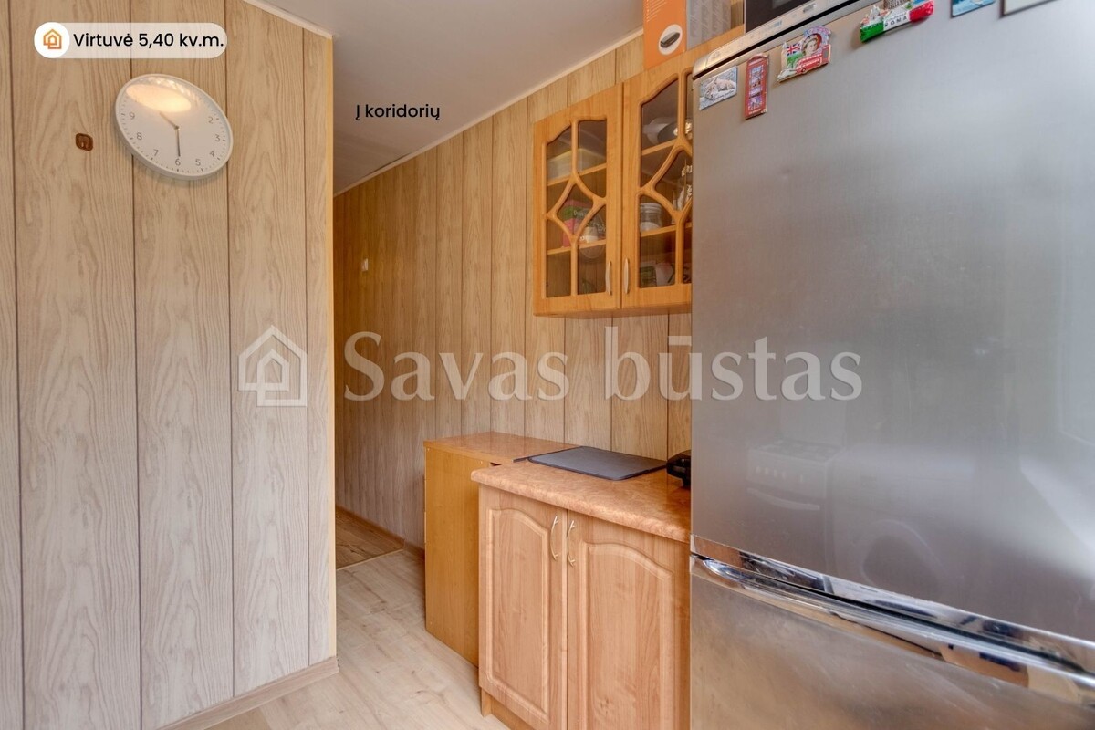 Parduodamas butas Talšos g., Šiaulių m., Šiaulių m. sav., 44.48 m2 ploto, 2 kambariai 12