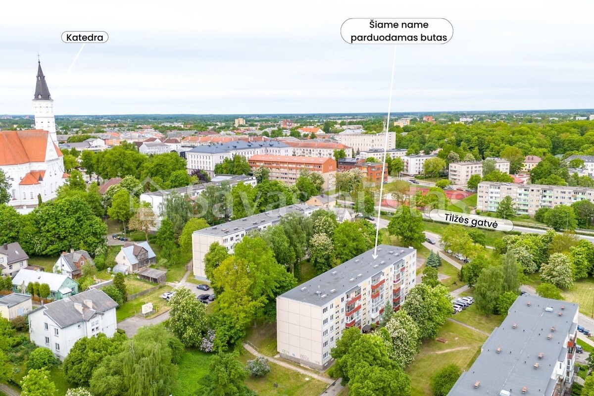Parduodamas butas Talšos g., Šiaulių m., Šiaulių m. sav., 44.48 m2 ploto, 2 kambariai 20