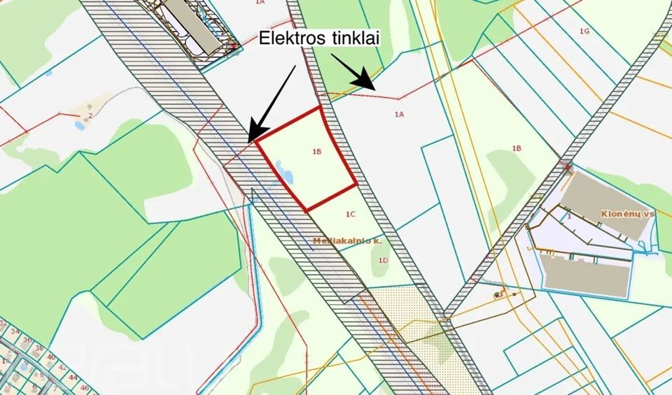 Parduodamas  sklypas Meiliakalnio k., Širvintų r. sav., 76.7 a ploto 16
