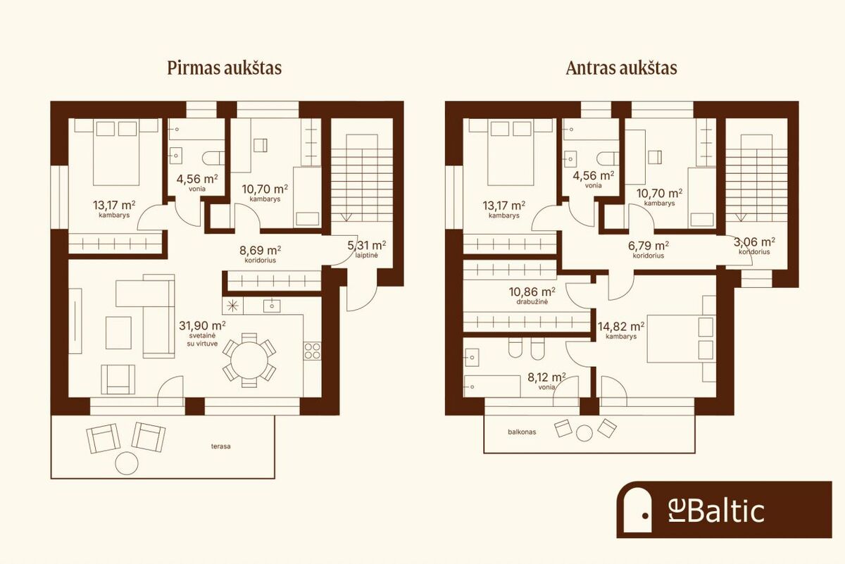Parduodamas namas Viršupio Sodų 1-oji g., Vilniaus m., Vilniaus m. sav., 149.26 m2 ploto, 2 aukštai 11