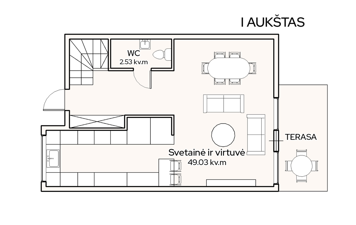 Parduodamas namas Kaimelės g., Kauno m., Kauno m. sav., 102.01 m2 ploto, 2 aukštai 27