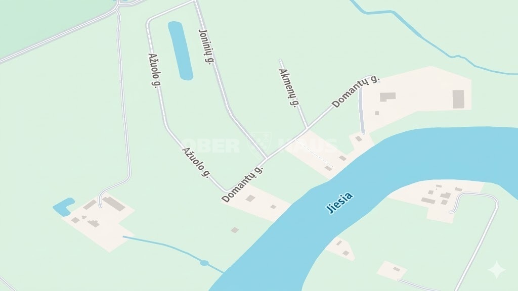 Parduodamas namų valdos paskirties sklypas Ąžuolų g., Pajiesio k., Kauno r. sav., 10.38 a ploto 5