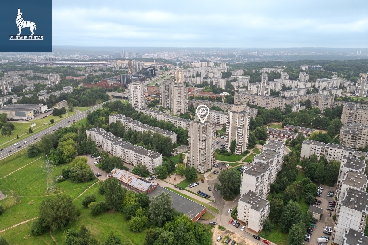 Parduodamas butas Čiobiškio g., Šeškinė, Vilniaus m., Vilniaus m. sav., 11.63 m2 ploto, 1 kambariai 19