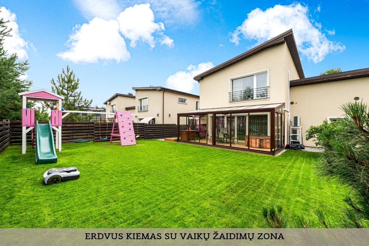 Parduodamas namas Kaštonų g., Didžiosios Riešės mstl., Vilniaus r. sav., 151.43 m2 ploto, 2 aukštai 34