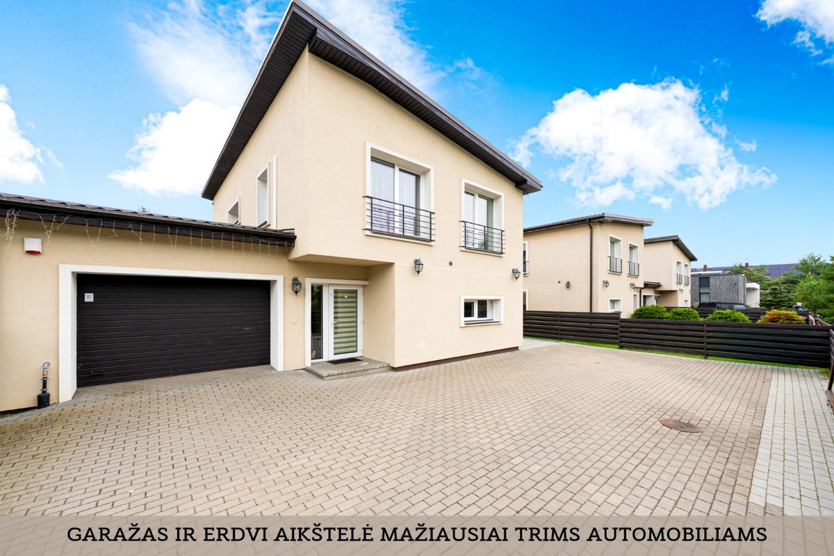 Parduodamas namas Kaštonų g., Didžiosios Riešės mstl., Vilniaus r. sav., 151.43 m2 ploto, 2 aukštai 37