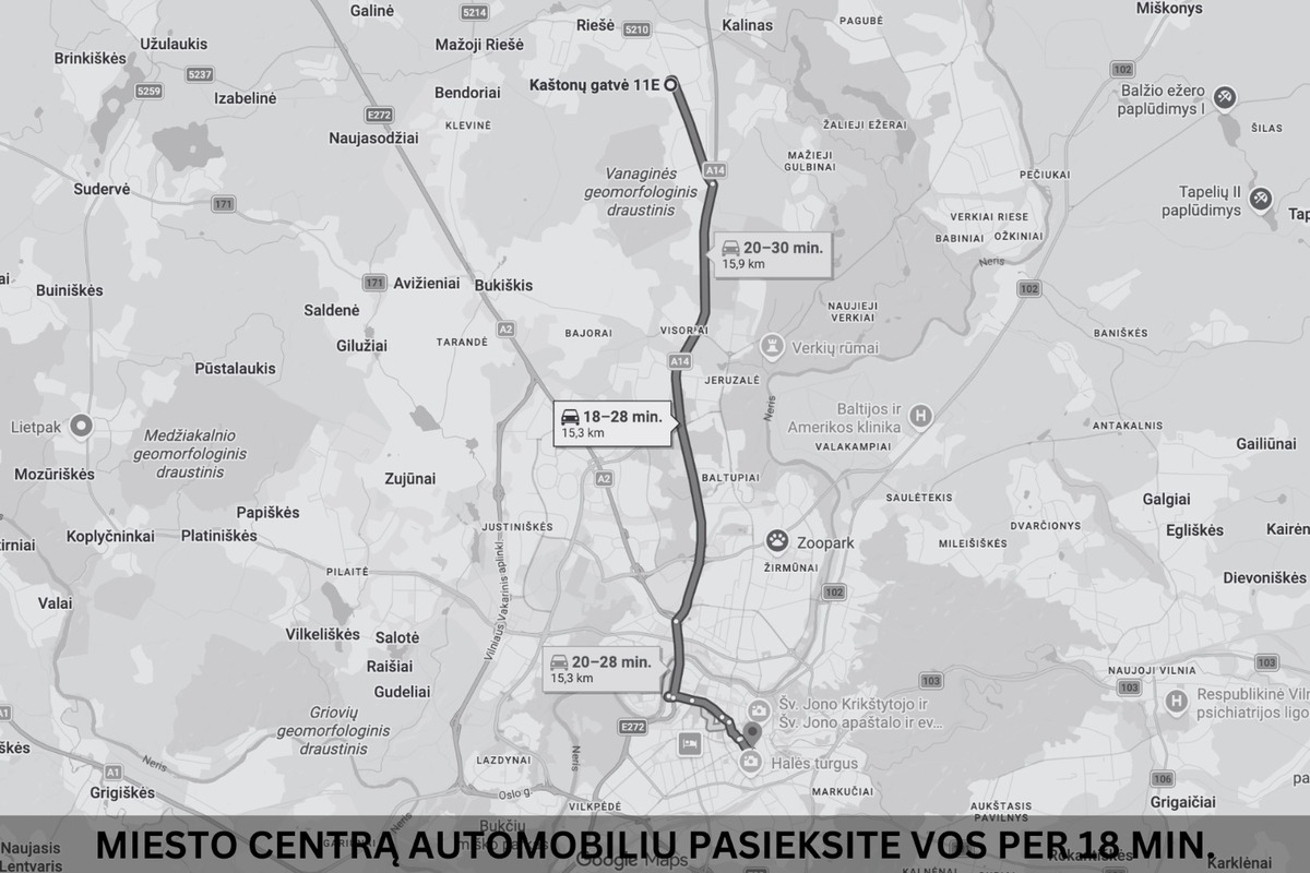 Parduodamas namas Kaštonų g., Didžiosios Riešės mstl., Vilniaus r. sav., 151.43 m2 ploto, 2 aukštai 46