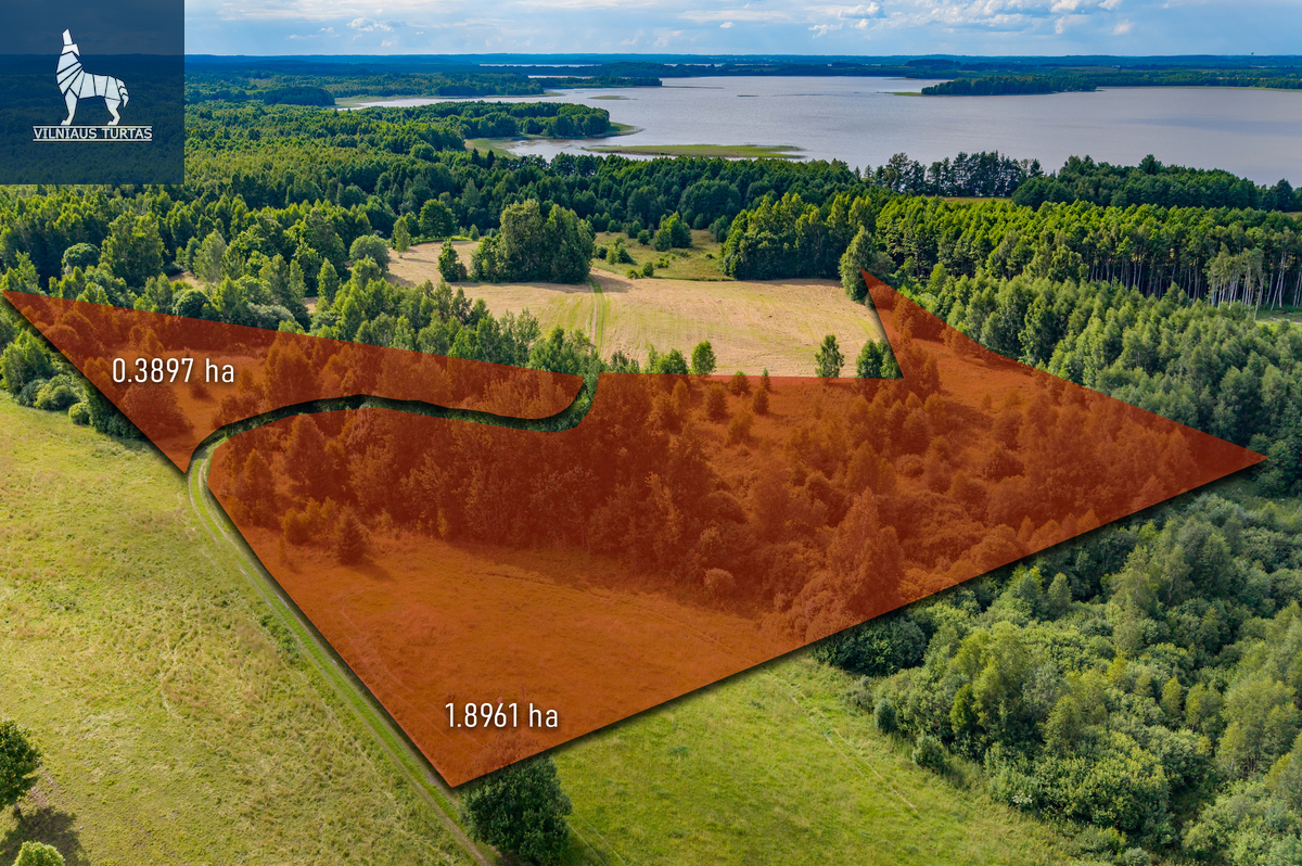 Parduodamas  sklypas Mažėnų k., Ignalinos r. sav., 228.58 a ploto 2