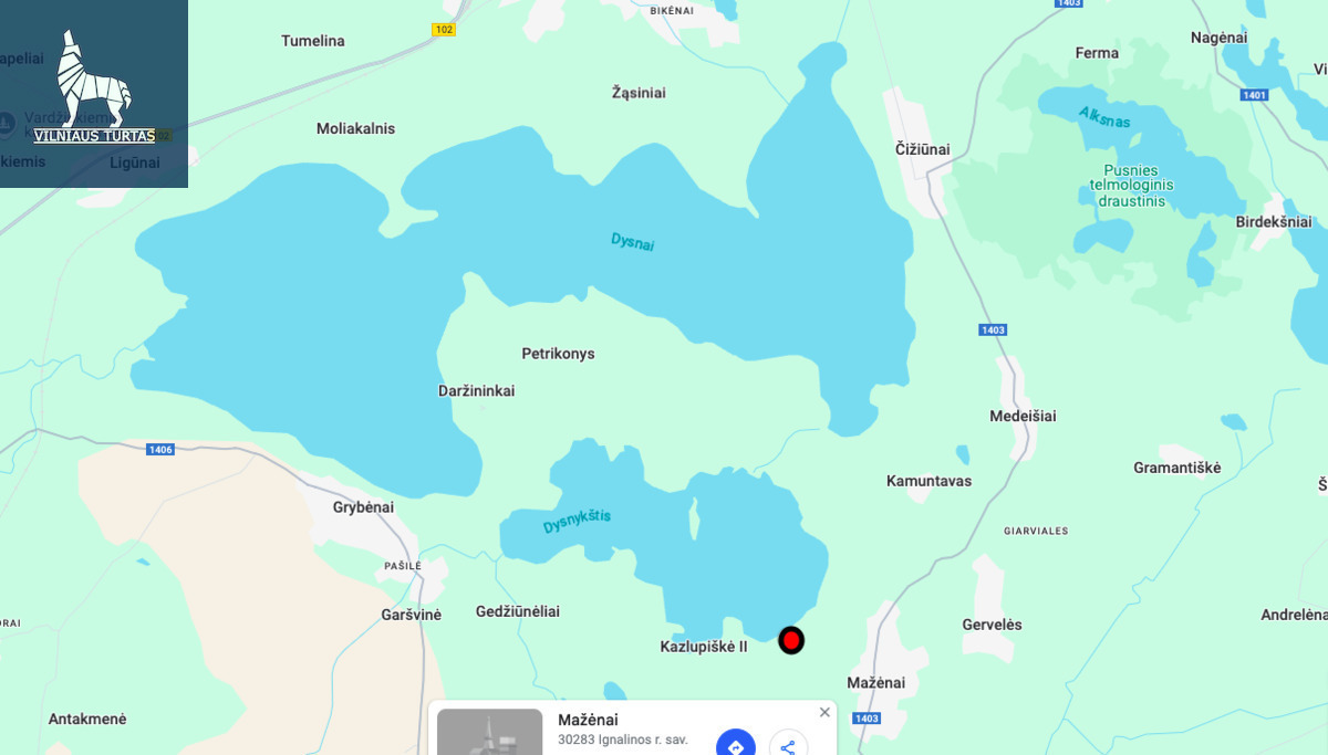 Parduodamas  sklypas Mažėnų k., Ignalinos r. sav., 228.58 a ploto 21