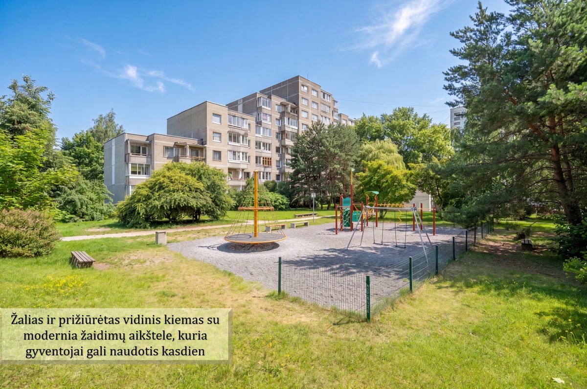 Parduodamas butas Žemynos g., Vilniaus m., Vilniaus m. sav., 50.62 m2 ploto, 2 kambariai 23