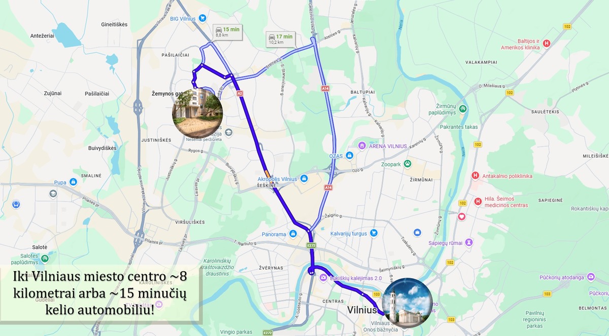 Parduodamas butas Žemynos g., Vilniaus m., Vilniaus m. sav., 50.62 m2 ploto, 2 kambariai 26