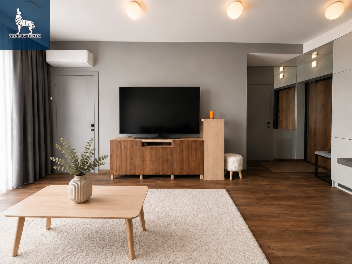 Nuomojamas butas Veprių g., Šnipiškės, Vilniaus m., Vilniaus m. sav., 40 m2 ploto, 2 kambariai 2